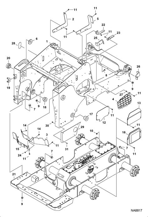 bobcat t180 parts diagram